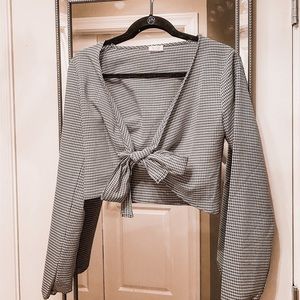 brandy melville tie top